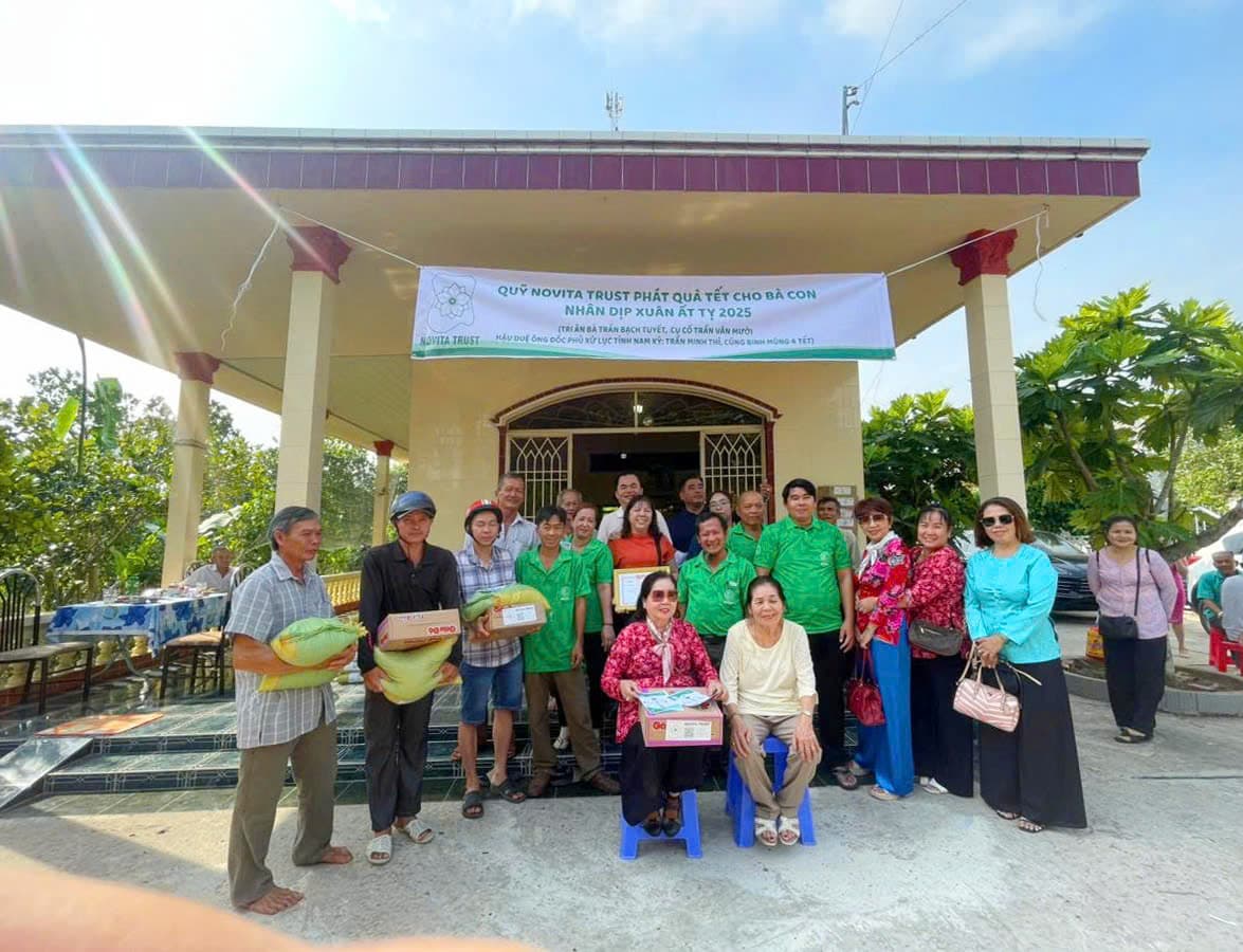 KING ATTORNEY ĐỒNG HÀNH CÙNG QUỸ NOVITA TRUST TRAO QUÀ TẾT ẤT TỴ 2025